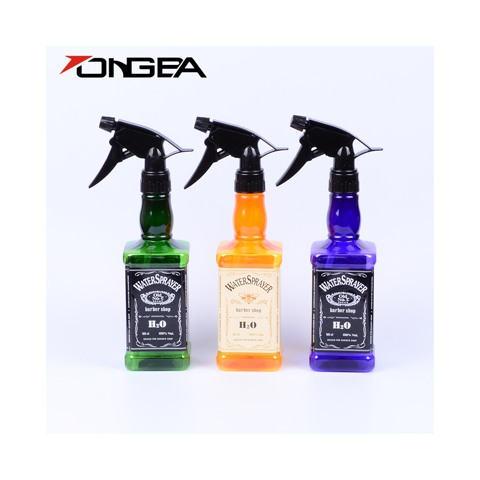 Roc-Electron (Transparent Purple) Retro Barber Spray Bottle, Refillable For Hair & Plants