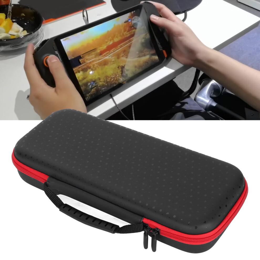 Waterproof Shockproof Eva Carrying Case For Handheld Console Zipper Red 4961388597710