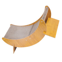 Multifunctional Corrugated Cat Scratcher Lounge Bed, Soft & Comfortable