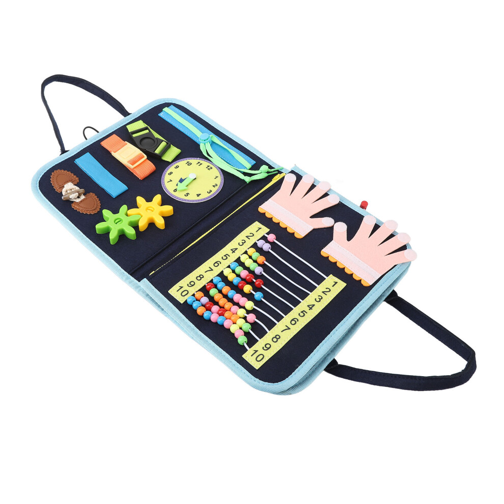 Dress Learning Bag for Kids & Elderly | Felt Sensory Board for Autism Dementia