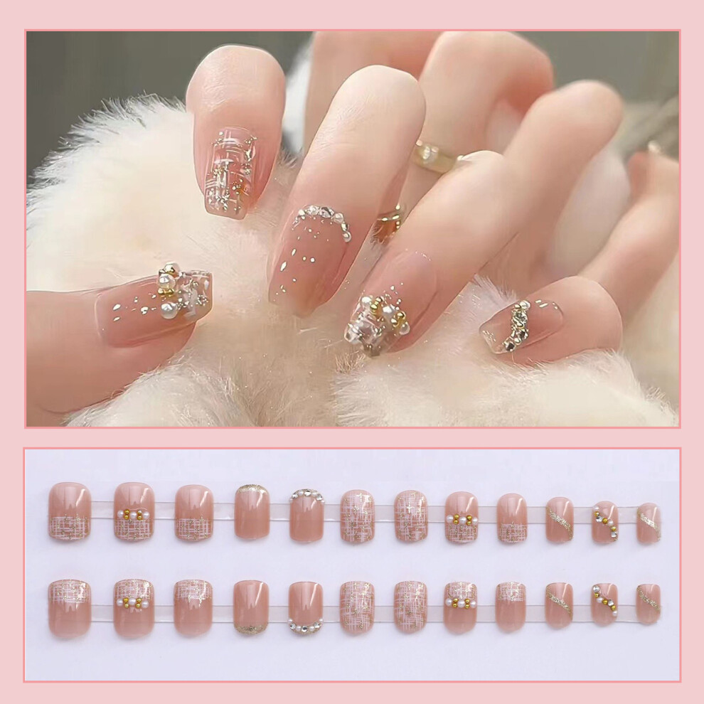 Roc-Electron Pearl Nail Art Patch - Gentle & White