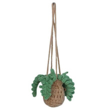Car Pendants Cute Pendants Car Interior Decoration Crochet Plant Decoration Rearview Mirror Decoration Car Pendants