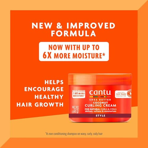 Cantu Cantu Coconut Curling Cream 340g (Packaging 1