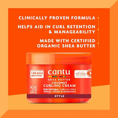 Cantu Cantu Coconut Curling Cream 340g (Packaging 2