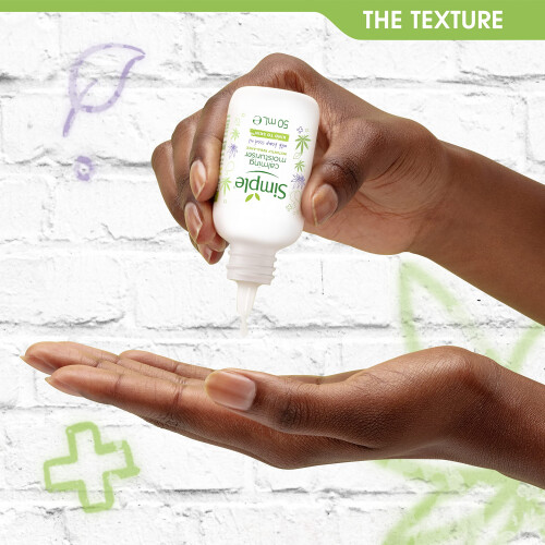 Simple Simple Calming Moisturiser Skin Cream with 2