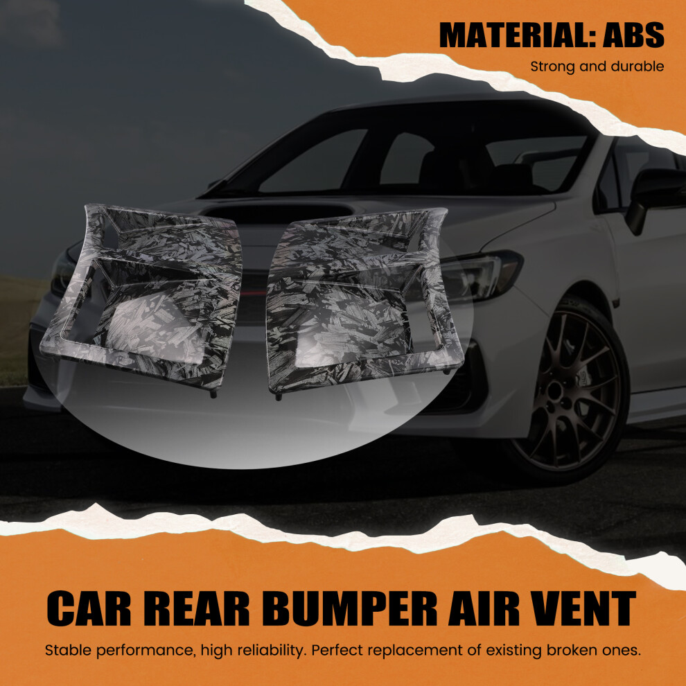 Car Rear Side Vent Intake Cover Fit For Wrx Sti 4Th 2015-2021 6033082128670