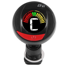 Professioneller schwarzer digitaler Clip-On-Gitarrentuner mit Farbdisplay, 644 cm