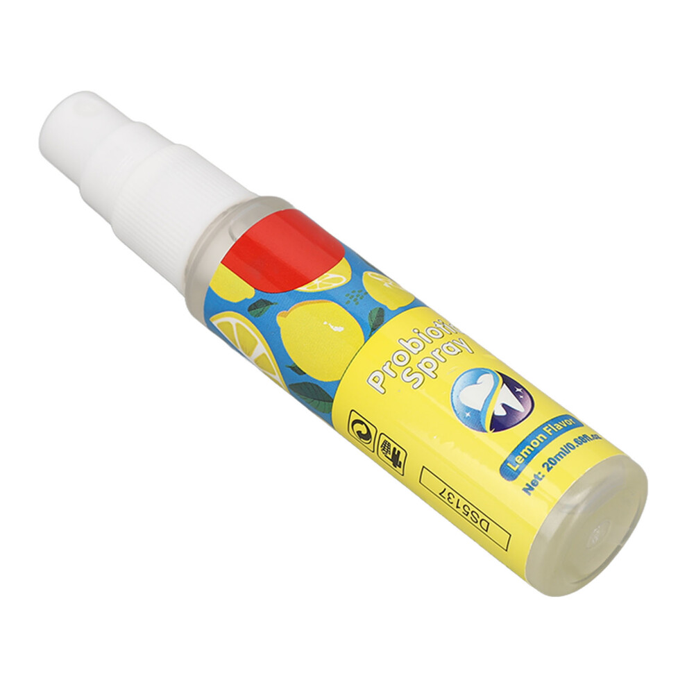 20ml Lemon Scent Oral Spray | Portable Herbal Bad Breath Freshener