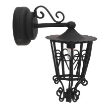 Dollhouse Wall Lamp 120mAh CR1632, 4x5x1.9cm Black