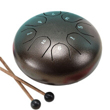 6 Inch 8 Tone Rain Drum Outdoor Chakra Drum Garden Instrument Rain Drum Ethereal Drum H