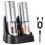 Electric Salt and Pepper Grinder Set - Automatic Rechargeable Salt/Pepper Grinder with Charging Base and LED Light 1