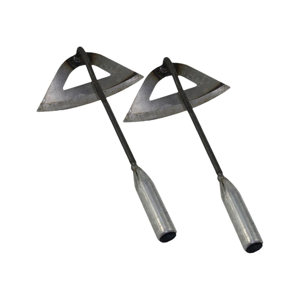 Hoe Farm Tools,Special All-Steel Manganese Steel Gardening Hand-Held Hollow Small Hoe, Weeding Artifact 4711602627262