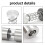 Press-Style Pepper Mill 136x25x20mm Silver 1
