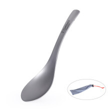 Titanium Spoon 25 g, 15.5 cm x 4 cm, Silver