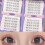 (20 rows) Self-Adhesive Reusable False Eyelashes - Black 8