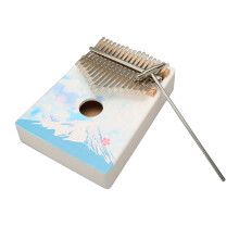 Kalimba 17 Keys 18x13.5x4 cm Tuning Hammer