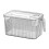 Clear Fridge Drawer Organizer for Food & Drinks 1
