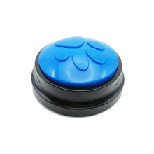 (Blue) Recordable Dog Buttons for Pet Communication