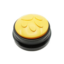 (Yellow) Recordable Dog Buttons for Pet Communication