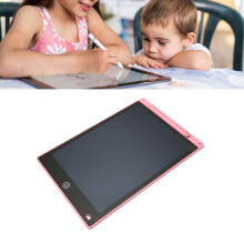 10 Inch Pink LCD Writing Tablet with Reusable Erasable Screen for Kids