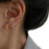 (A) S925 Silver Geometric Stud Earrings for Girls 1
