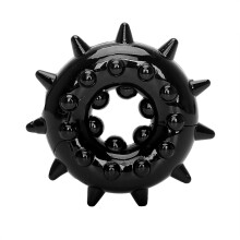 (Black) Waterproof Male Vibrator Cockring - Safe Body Material