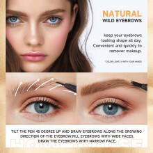 (03) 3D Waterproof Eyebrow Pencil for Stage Makeup