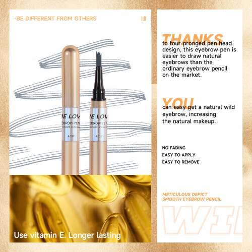 (05) 3D Waterproof Eyebrow Pencil for Stage Makeup