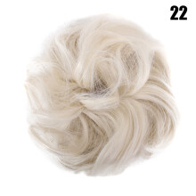 (22) Fluffy Hair Bun Scrunchie for Women & Wigs