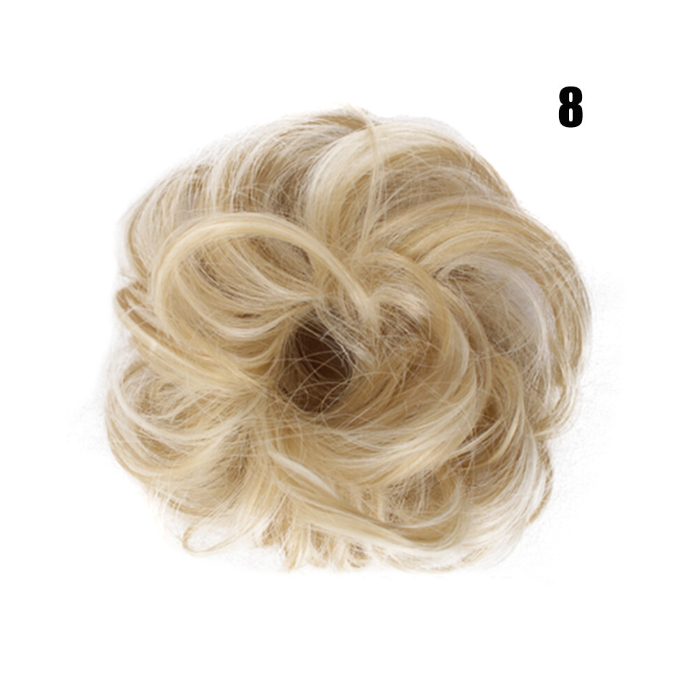 Dachuang Beauty (8) Fluffy Hair Bun Scrunchie For Women & Wigs