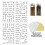 8pcs Spice Labels, Black & White, Durable 1