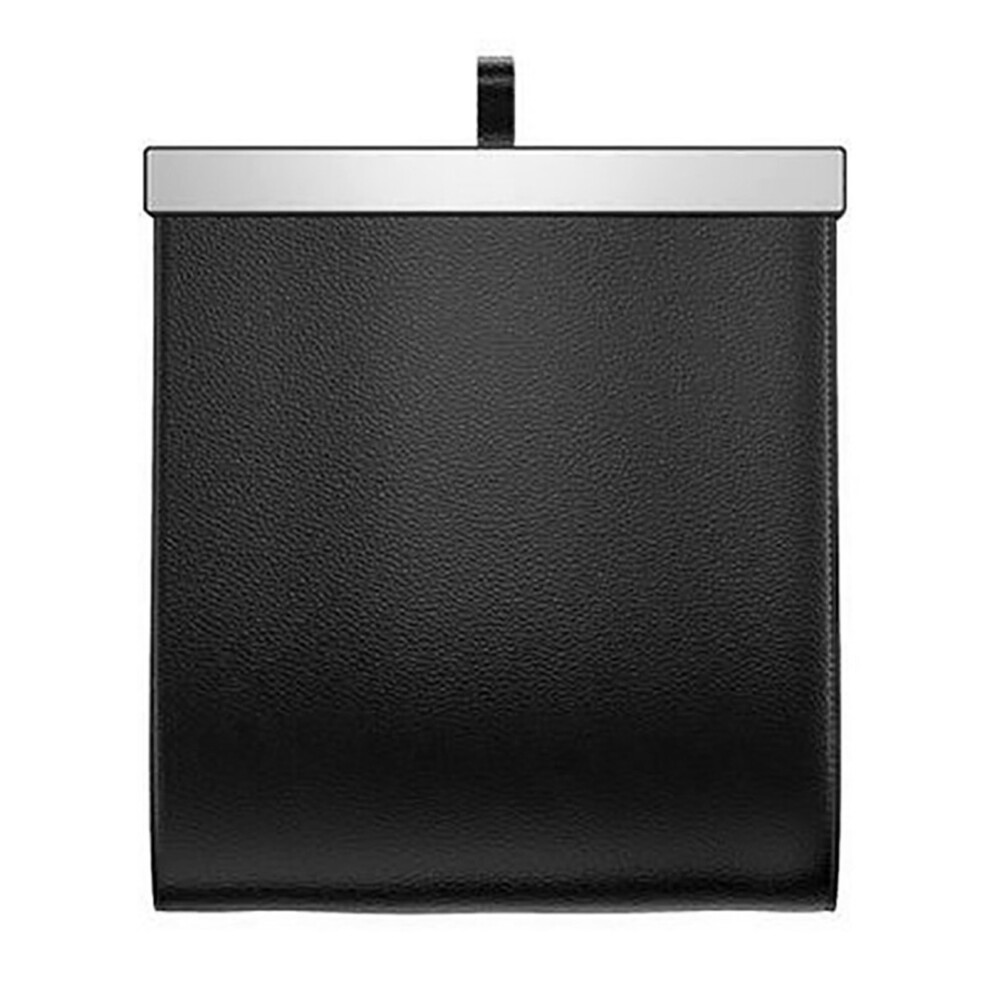 (Black) Foldable Car Trash Can, Hanging Waterproof Seat Bin Black 6957086469334