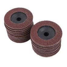 20PCS 80 Grit Red Sand Flap Discs 100x16mm Grinding Wheel