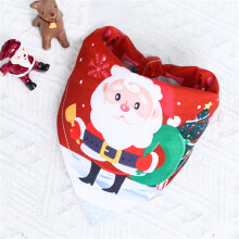 (7, Large) Xmas Santa Dog Bandana for Pets