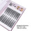 (Natural Cat Eye) Fuchsaugen Wimpern Set - Schwarz, Mischlängen 6