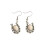 (4474) Bohemian U-Shaped Alloy Earrings with Pine Stone 1