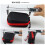 Golf Rangefinder Case EVA 127x90x53mm Red-Black 4