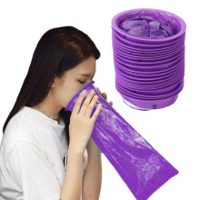 Disposable Car Emesis Bags 20PCS Leak-Resistant Motion Sickness Nausea Bags
