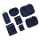 7pc Navy Blue Polyester Luggage Packing Cubes 1