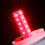 LED Rotating Strobe Beacon Light 10W Red 220V 5