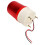 LED Rotating Strobe Beacon Light 10W Red 220V 12