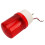 LED Rotating Strobe Beacon Light 10W Red 220V 7