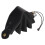 PU Leather Dice Bag 1.6oz 45g Drawstring Black 15