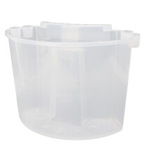 Multifunktionaler PP-Autowaschkübel mit Ablaufloch, 15L Transparent