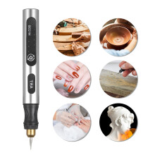 Mini Cordless Rotary Tool 300mAh 140x15mm Silver