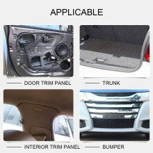 Plastic Car Fastener Set 500pcs Door Trim & Bumper Rivets & Push Pins Assorted