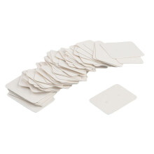 50PCS Small Blank Paper Ear Studs Earring Display Cards Price Label Tag Jewelry Cards Holder, 3.5 x 2.5cm (White)