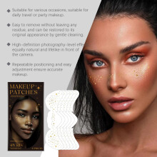 Glitter Face Tattoos - Halloween Sparkle Makeup