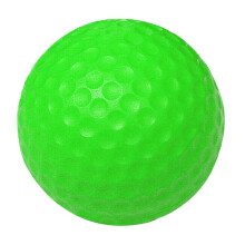 (Fluorescent Green) Golfs Ball PU Solid Soft Balls Indoor Practice Ball Sport Exercise Room Foam Balls