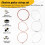 IRIN A108 6 Peças/Set Acoustic Flok Guitar String 009-045 Polegadas 6 Cordas Guitar Parts Acessórios 3